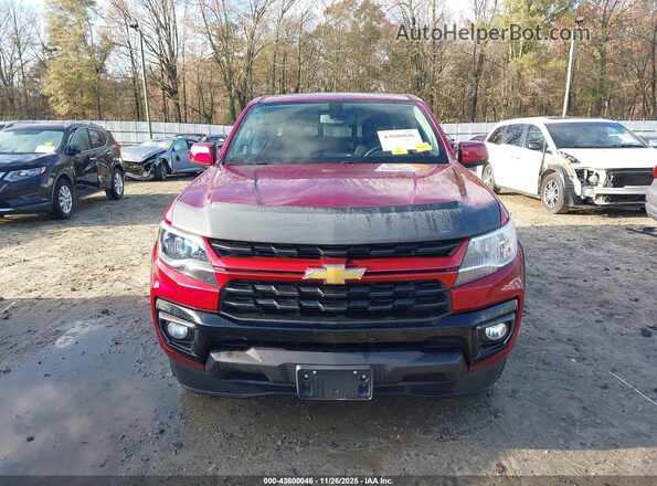 1GCGSCEN4N1113742 2022 CHEVROLET COLORADO Red Вид щитка приладів