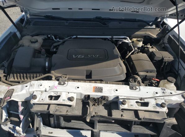 1GCGTBE35G1301162 2016 CHEVROLET COLORADO White Widok wnętrza z tyłu