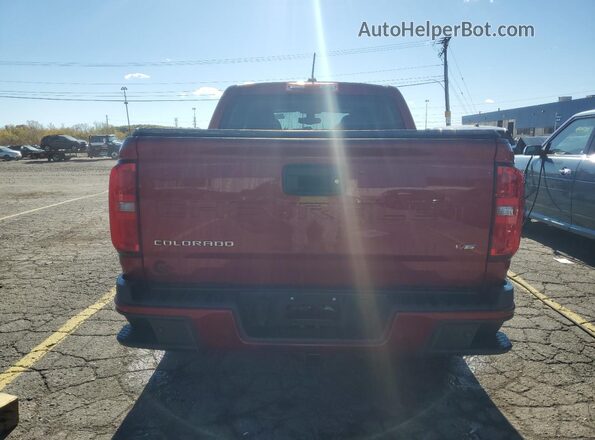 1GCGTBEN7N1105884 2022 CHEVROLET COLORADO Red Vista trasera