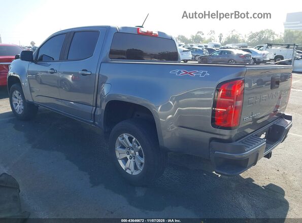1GCGTCEN0N1249489 2022 CHEVROLET COLORADO Серый Задняя левая четверть