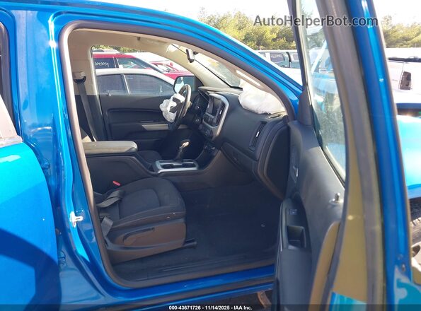 1GCGTCEN1N1159476 2022 CHEVROLET COLORADO Blue Widok wnętrza z przodu