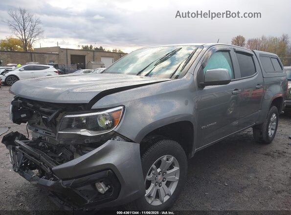 1GCGTCEN1N1301633 2022 CHEVROLET COLORADO Серый Передняя левая четверть