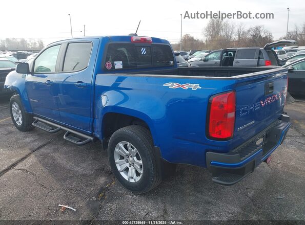 1GCGTCEN5N1145810 2022 CHEVROLET COLORADO Blue უკანა მარცხენა