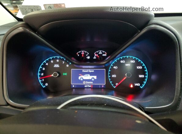 1GCGTCEN7L1190163 2020 CHEVROLET COLORADO Silver Instrument cluster view