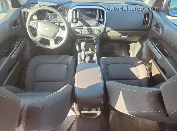1GCGTCEN7N1135201 2022 CHEVROLET COLORADO Blue Vista del salpicadero