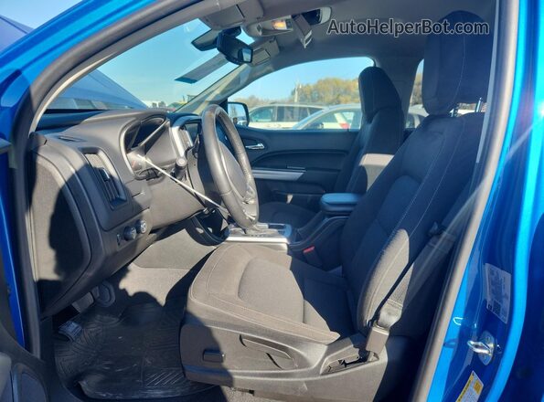 1GCGTCEN7N1135201 2022 CHEVROLET COLORADO Blue Vista interior delantera