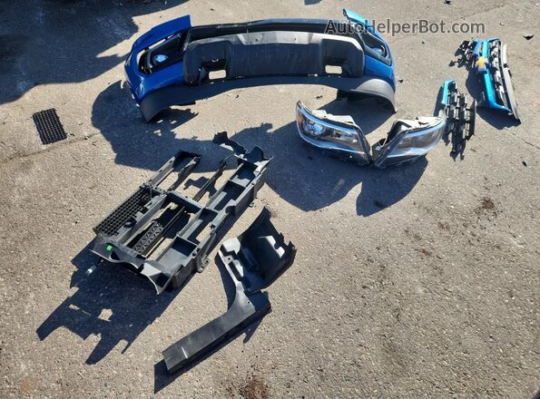 1GCGTCEN7N1135201 2022 CHEVROLET COLORADO Blue Vista del compartimento del motor