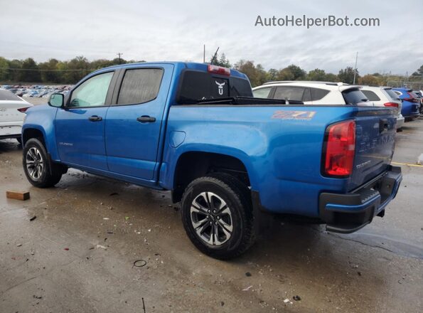 1GCGTDEN5N1323978 2022 CHEVROLET COLORADO Blue უკანა მარცხენა