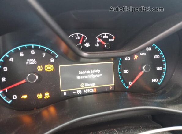 1GCGTDEN5N1323978 2022 CHEVROLET COLORADO Blue ხელსაწყოთა პანელის ხედი
