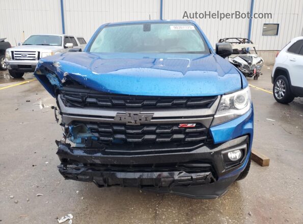 1GCGTDEN5N1323978 2022 CHEVROLET COLORADO Blue წინა ხედი