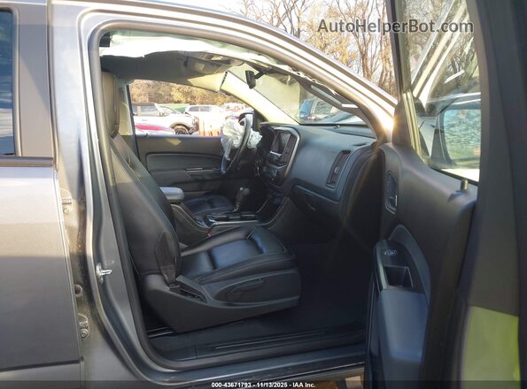 1GCGTDEN9M1154885 2021 CHEVROLET COLORADO Gray წინა სალონის ხედი