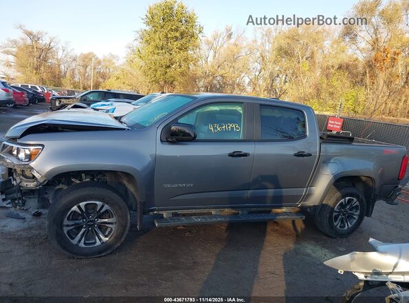 1GCGTDEN9M1154885 2021 CHEVROLET COLORADO Gray 