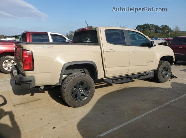 1GCGTEEN1N1144231 2022 CHEVROLET COLORADO Желто-коричневый Задняя правая четверть
