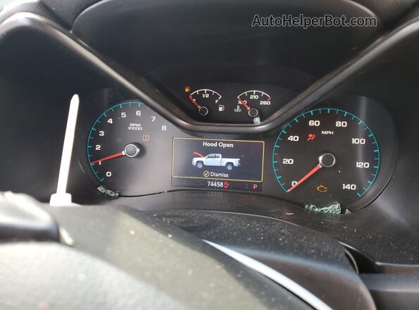 1GCGTEEN4M1118897 2021 CHEVROLET COLORADO Gray Vista del cuadro de instrumentos