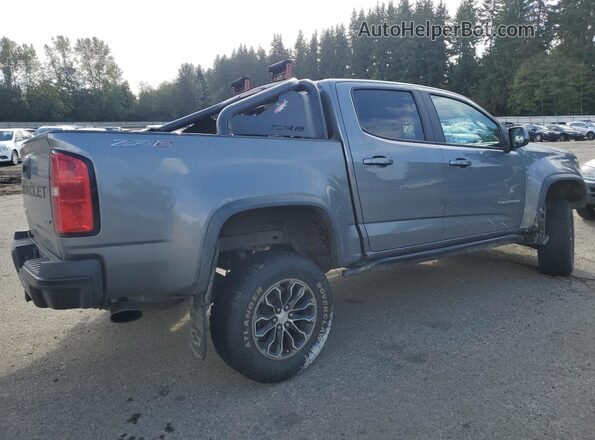1GCGTEEN4M1118897 2021 CHEVROLET COLORADO Gray Trasero derecho