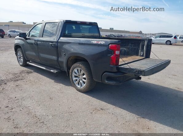 1GCPDBEK8NZ644955 2022 CHEVROLET SILVERADO Black უკანა მარცხენა