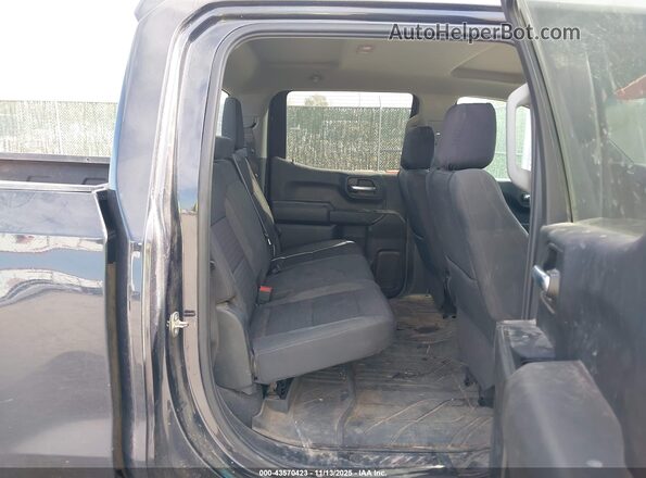1GCPDBEK8NZ644955 2022 CHEVROLET SILVERADO Black VIN კოდის სტიკერის ხედი