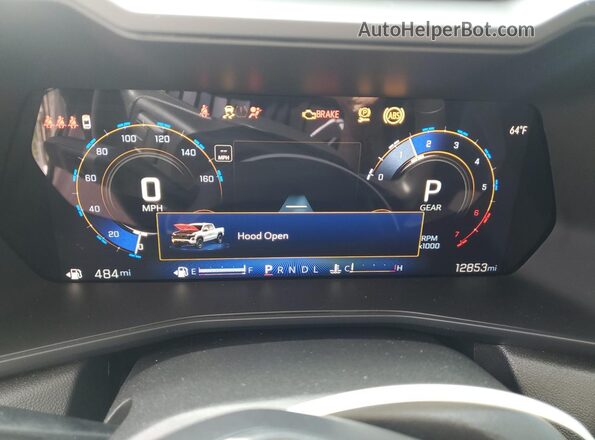 1GCPSBEK2R1148172 2024 CHEVROLET COLORADO Черный Вид щитка приборов