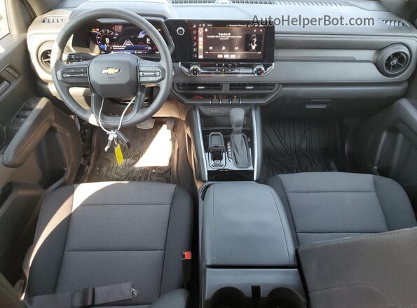 1GCPSBEK6S1189636 2025 CHEVROLET COLORADO White წინა პანელის ხედი