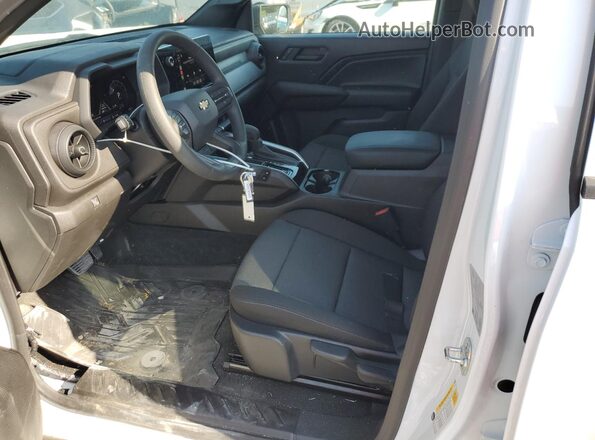 1GCPSBEK6S1189636 2025 CHEVROLET COLORADO White წინა სალონის ხედი