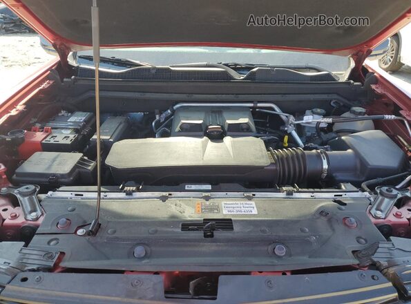 1GCPSCEK2R1148940 2024 CHEVROLET COLORADO Red უკანა სალონის ხედი