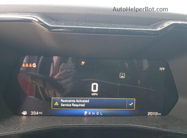 1GCPSCEK2R1148940 2024 CHEVROLET COLORADO Red ხელსაწყოთა პანელის ხედი