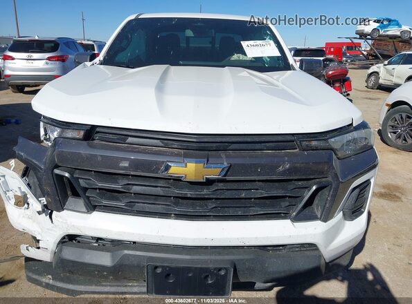 1GCPSCEK5S1226925 2025 CHEVROLET COLORADO White Vista del cuadro de instrumentos