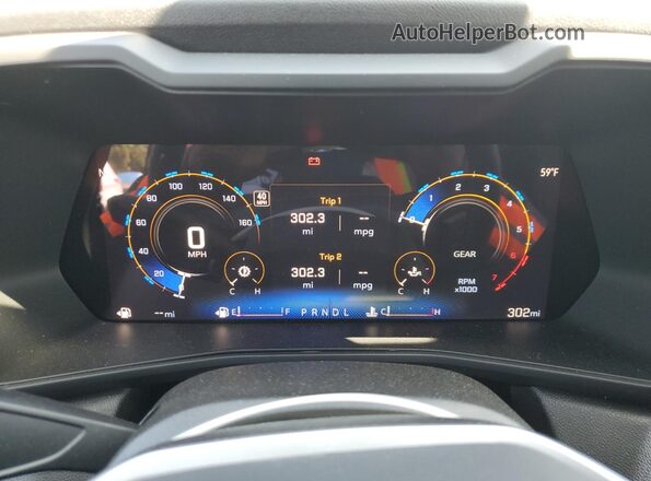 1GCPTBEK6S1248049 2025 CHEVROLET COLORADO Black Widok zestawu wskaźników