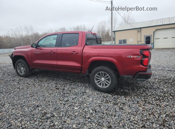 1GCPTCEK1R1168612 2024 CHEVROLET COLORADO Burgundy Հետևի ձախ