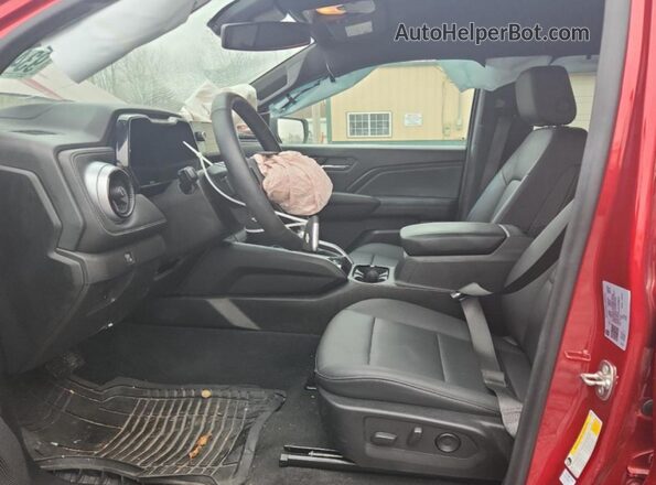 1GCPTCEK1R1168612 2024 CHEVROLET COLORADO Burgundy Սալոնի դիմացի տեսք