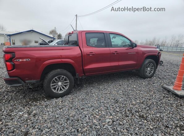 1GCPTCEK1R1168612 2024 CHEVROLET COLORADO Burgundy Հետևի աջ