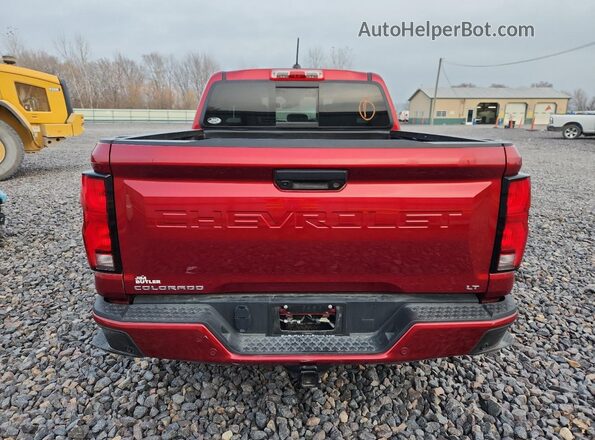 1GCPTCEK1R1168612 2024 CHEVROLET COLORADO Burgundy Հետևի տեսք