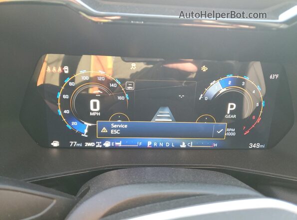 1GCPTCEK6S1192507 2025 CHEVROLET COLORADO Черный Вид щитка приборов