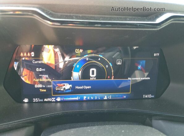 1GCPTDEK7R1170533 2024 CHEVROLET COLORADO Silver Vista del cuadro de instrumentos