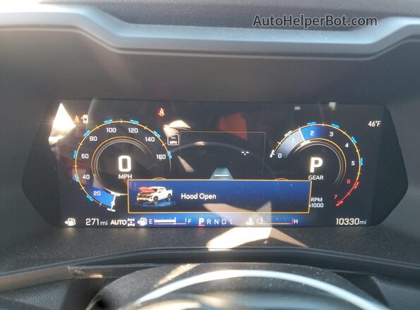 1GCPTEEK2S1145485 2025 CHEVROLET COLORADO Red ხელსაწყოთა პანელის ხედი