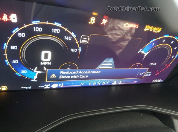 1GCPTEEK5R1311301 2024 CHEVROLET COLORADO White Vista del cuadro de instrumentos