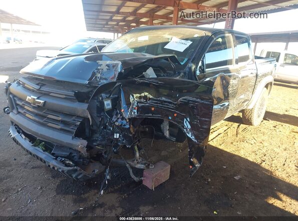1GCPTEEK9S1187734 2025 CHEVROLET COLORADO Black Առջևի ձախ երեք քառորդ տեսարան
