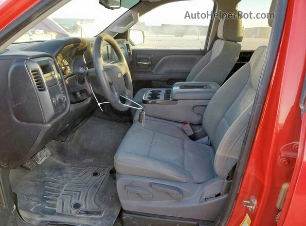 1GCRCPEC4JZ217252 2018 CHEVROLET SILVERADO Red Vista interior delantera