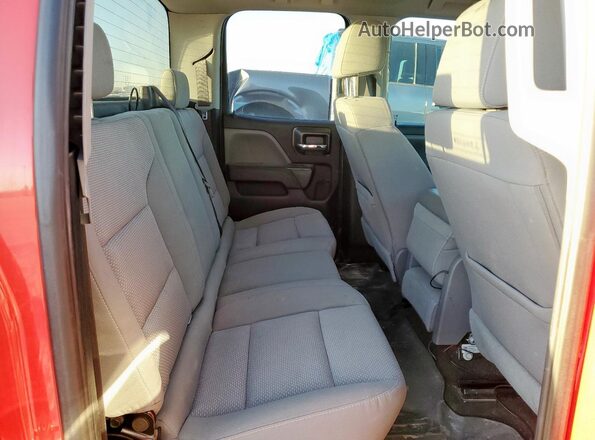 1GCRCPEC4JZ217252 2018 CHEVROLET SILVERADO Red Vista de los asientos traseros