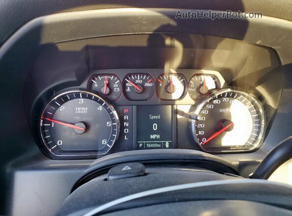 1GCRCPEC4JZ217252 2018 CHEVROLET SILVERADO Red Vista del cuadro de instrumentos