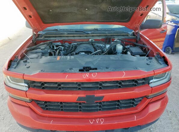 1GCRCPEC4JZ217252 2018 CHEVROLET SILVERADO Red Vista interior trasera