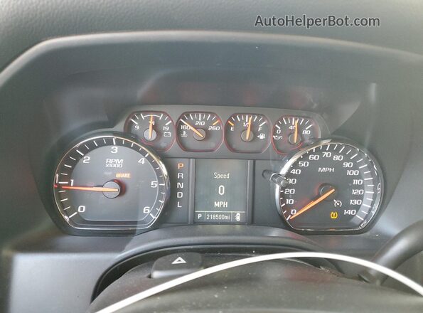 1GCRCPEC7HZ202013 2017 CHEVROLET SILVERADO Silver Вид щитка приладів