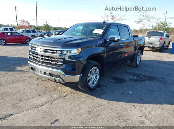 1GCUDGEL1RZ157790 2024 CHEVROLET SILVERADO Black Vista tres cuartos delantera izquierda