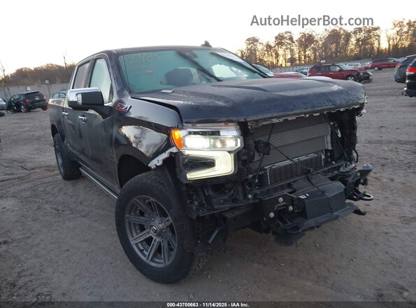 1GCUDGET2NZ603732 2022 CHEVROLET SILVERADO Black 