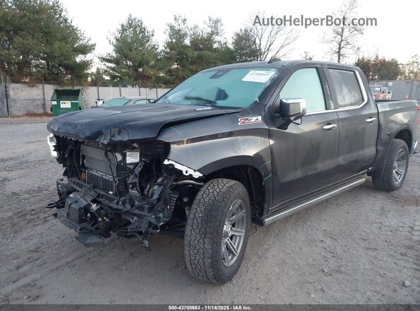 1GCUDGET2NZ603732 2022 CHEVROLET SILVERADO Black Vista frontal