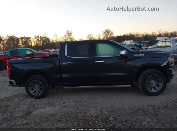 1GCUDGET2NZ603732 2022 CHEVROLET SILVERADO Black Vista interior trasera