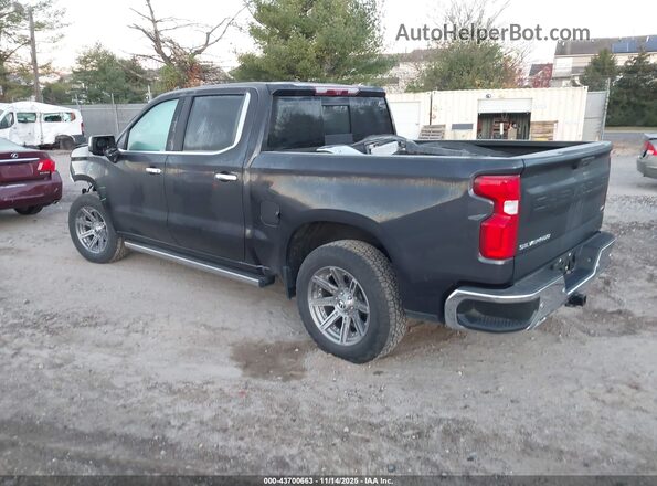 1GCUDGET2NZ603732 2022 CHEVROLET SILVERADO Black Trasero izquierdo