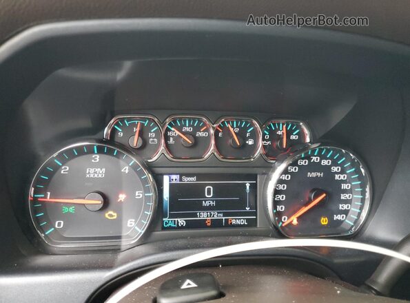 1GCUKREC3JF120750 2018 CHEVROLET 1500 Красный Вид щитка приборов