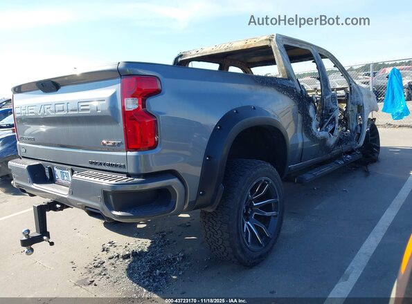 1GCUYEED6NZ159448 2022 CHEVROLET SILVERADO Gray Հետևի աջ