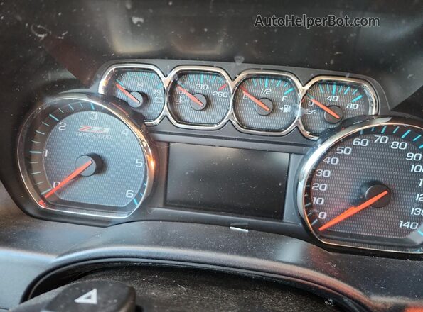 1GCVKREC4GZ280602 2016 CHEVROLET 1500 Blue Вид щитка приладів